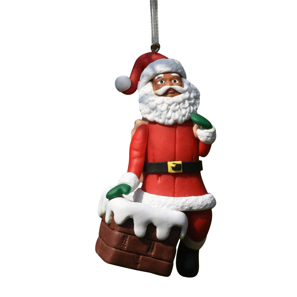 March Muses | Pops Christmas Chimney | Tree Decoration | Black Santa