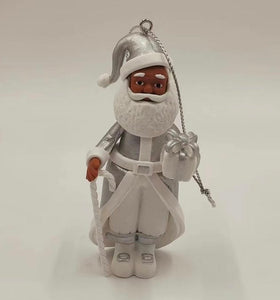 Pops Christmas With Gift - Available in Silver or Red