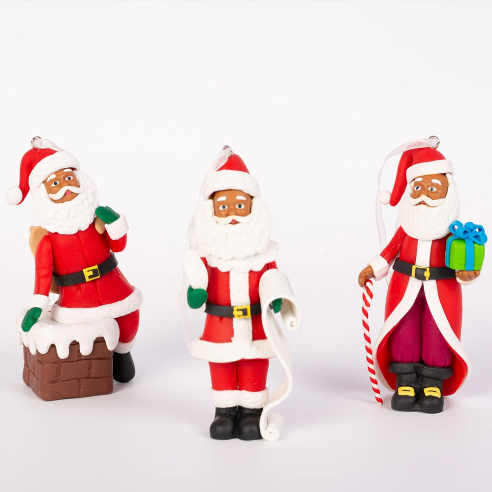 FESTIVE ANCESTOR OF CHEEKY クリスマスのお祭り先祖 March Muses | Pops Christmas Chimney | Tree Decoration | Black Santa