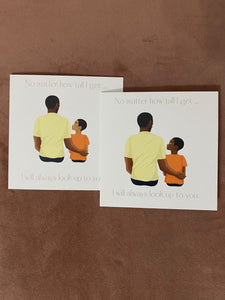 Man And Son Card