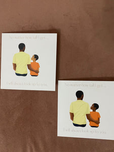 Man And Son Card