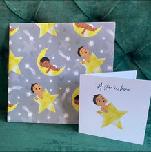 Load image into Gallery viewer, Star Baby Greeting Card
